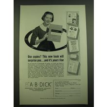 1957 A.B. Dick Company Ad - Use copies? This new book will surprise you