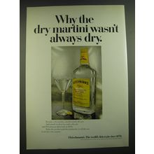 1968 Fleischmann's Distilled Dry Gin Ad - Why the dry martini wasn't always dry