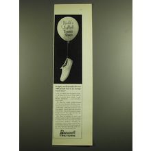 1971 Bancroft Tretorn Tennis Shoe Advertisement - World's lightest tennis shoes