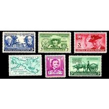 1949 Year Set of 6 Commemorative Stamps Mint NH - Stuart Katz