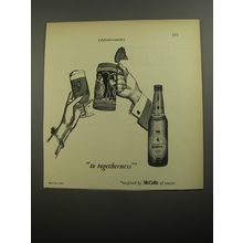 1956 McCall's Magazine Advertisement - Guinness Beer - To togetherness