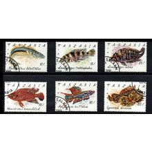 Tanzania 1991, Michel 1040/45, Scott 816/21, used CTO