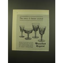 1961 Waterford Crystal Advertisement - The once & future crystal