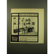 1961 Royal System Advertisement - Wall Furniture by Poul Cadavius