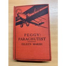 RARE* 1936 EILEEN MARSH PEGGY PARACHUTIST ILLUSTRATED FICTION VINTAGE BOOK (P4)