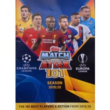 2019/20 Match Attax 101 Sticker Album Complete