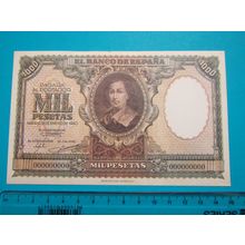 Espana Spain 1940 1000 Pesetas Banknote Reproduction - 171