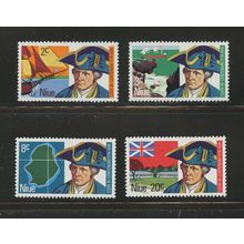 Niue 163-166, 1974 Capt. Cook, VF, MNH (NIU413)