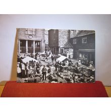 MARKET PLACE, 1884, WHITBY, Yorkshire unused postcard Sutcliffe Gallery 1976 =