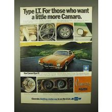 1973 Chevrolet Camaro Type LT Car Ad - Little More