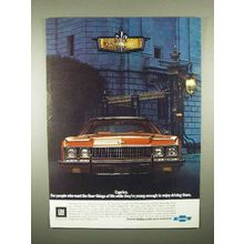 1973 Chevrolet Caprice Car Ad - Finer Things of Life