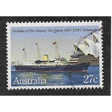 AUS 1983 27c 'QUEENS BIRTHDAY' FINE USED (EBID52-147)