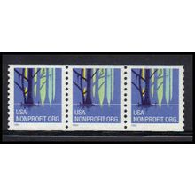 3207 5c Wetlands Fine MNH Strip of 3 PA3907