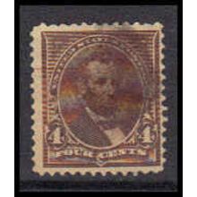 Used 269 4c Abraham Lincoln Barely Clears RA1375