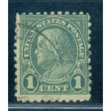 Used 581 1c Benjamin Franklin Average A16315