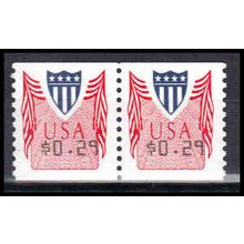 CVP32 29c Shield Very Fine MNH Pair KA2085