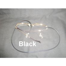 30" spectacle eyeglass black 3mm leather cord straps sun reading driving glasses