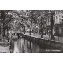 Delft Hippolytusbuurt Holland Rare Dutch Real Photo Postcard
