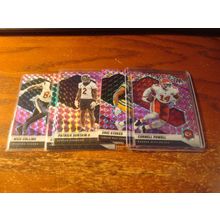 2021, Panini Mosaic, 5-Rc Cards, Pink Reactive Prizms, COLLINS/HUBBARD ++