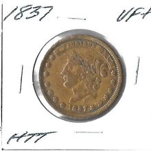 1837 US Not One Cent Hard Times Token VF/XF