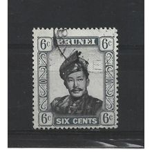 Brunei.SG104 6c Sultan Omar Ali Saifuddin.Fine Used.Aug25y