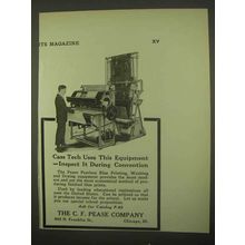 1922 C.F. Pease Peerless Blue Printing, Washing Ad