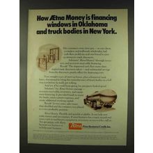 1977 Aetna Insurance Ad - Financing Windows