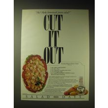 1989 Kraft Rancher's Choice Creamy Dressing Ad - Creamy Ranch Potato Salad