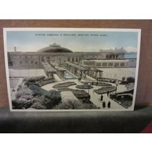 WINTER GARDENS AND PAVILION, WESTON-SUPER-MARE unused postcard by E T W Dennis =