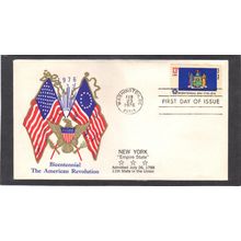 FDC Boerger Cachets 1643 13c New York (Cachet-U/A) CV00698