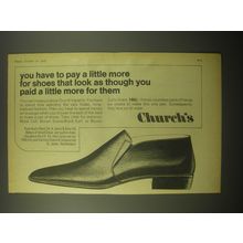 1966 Church's Lima Shoes Ad - You have to pay a little more