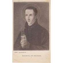 John Berchmans Roman Catholic Saint Antique Old Italy Italian Religious Postcard