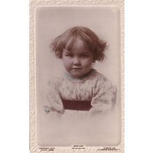 Jane Lee Child Scottish Born Film Star Real Photo Postcard