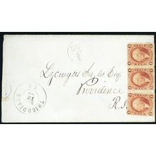 R3c, Revenue Stamps Used As Postage on Cover - Very RARE Use! - Stuart Katz