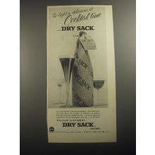 1956 Williams & Humbert Dry Sack Sherry Ad - so light'n delicious