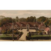 Horsham Hospital Antique Aerial Friths Rare Sussex Postcard