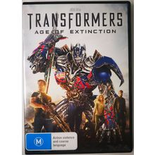 Transformers Age of Extinction DVD R4 Mark Wahlberg Stanley Tucci FREE POSTAGE