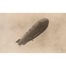 NS11 Airship PB Vintage Postcard Photo