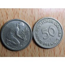 1949j 50 Pfennig Germany Coin
