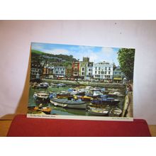 THE BOAT FLOAT, DARTMOUTH, DEVON unused postcard John Hinde c.1984 =