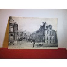 L' HOTEL-DE-VILLE, AMIENS, FRANCE used antique postcard, 1907 pm =