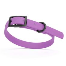 Dog Pet Waterproof Collar - W1/2" x L9"-12" - Amethyst Purple