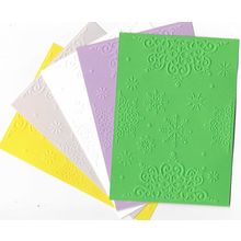 A6 Embossed Paper. 10 Sheets. Snowflakes. Cardmaking Scrapbooking Crafts