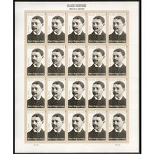 Robert Robinson Taylor Sheet of 20 Current Rate Postage Stamps Scott 4958