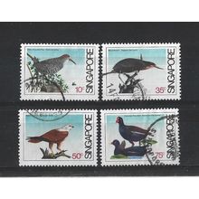 Singapore.Coastal Birds set of 4.Fine Used.Jul25