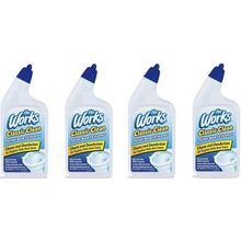 The Works Classic Toilet Bowl Cleaner 24oz EACH 4PK