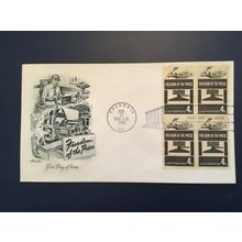 ICOLLECTZONE US 1119 Block Freedom of the Press FDC First Day Covers (E100)