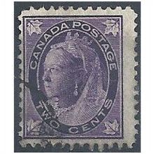 Canada 1897 SG144 2c Violet Fine Used.