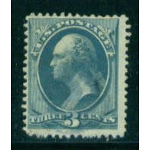 Used 184 3c George Washington Barely Clears Color Cnx M00296