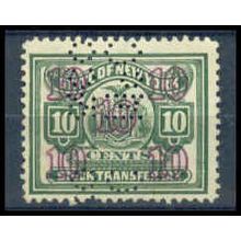 Used Revenue 10c N.Y. Stock Transfer Fine WA2764